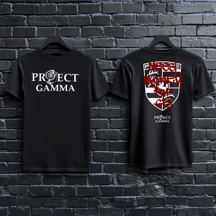 Need Money For PORSCHE / GT3 - Unisex Double Sided T-Shirt
