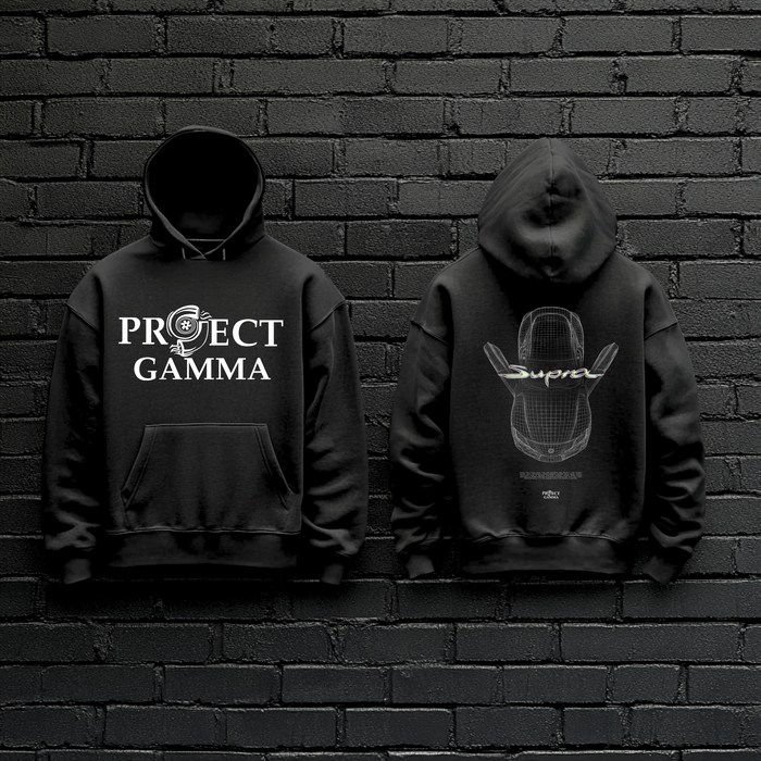 TOYOTA / SUPRA Blueprint - Unisex Double Sided Hoodie