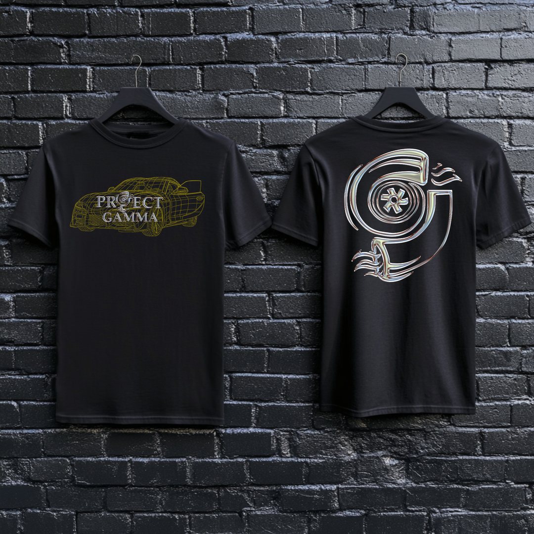 TOYOTA / SUPRA Wireframe - Unisex Double Sided T-Shirt