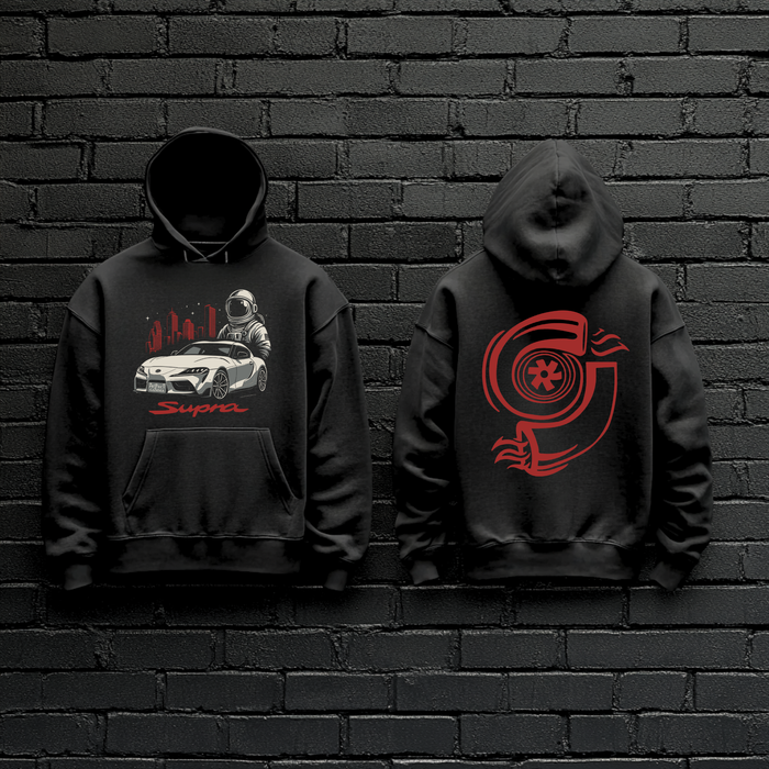 TOYOTA / SUPRA Astronaut - Unisex Double Sided Hoodie