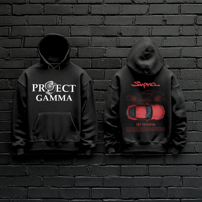 TOYOTA / SUPRA Garage Wall Art - Unisex Double Sided Hoodie