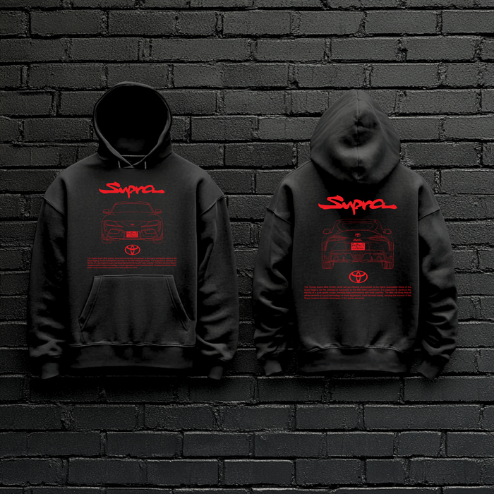 TOYOTA / SUPRA Dual-View Technical Series - Unisex Double Sided Hoodie