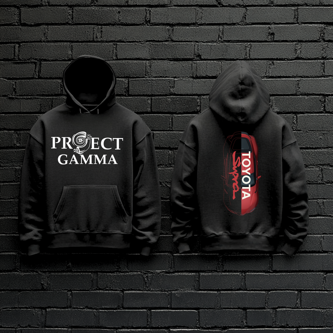 TOYOTA / SUPRA Split-Identity Vector - Unisex Double Sided Hoodie
