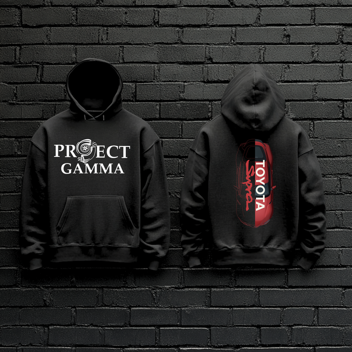 TOYOTA / SUPRA Split-Identity Vector - Unisex Double Sided Hoodie