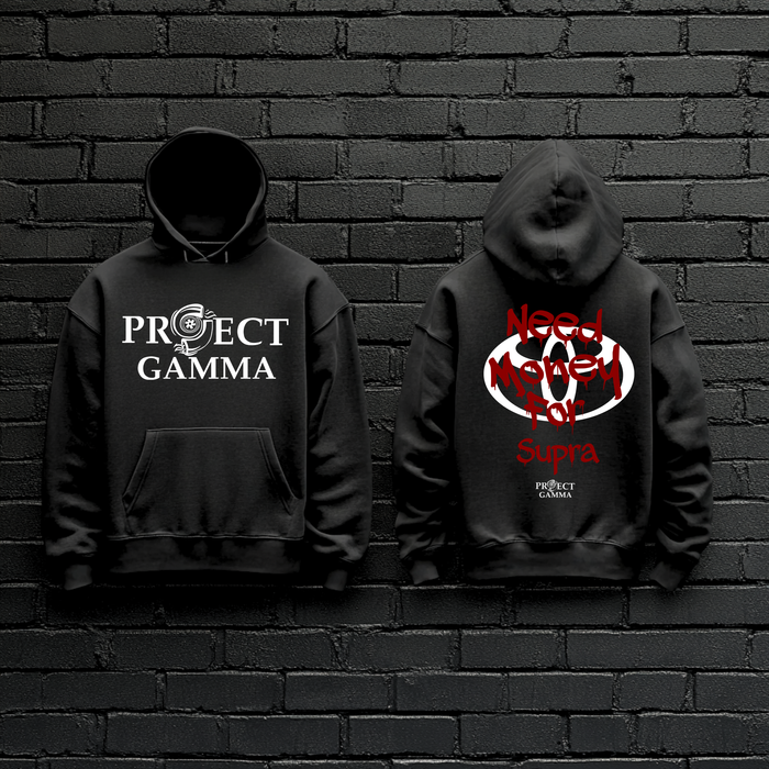 Need Money For TOYOTA / SUPRA - Unisex Double Sided Hoodie