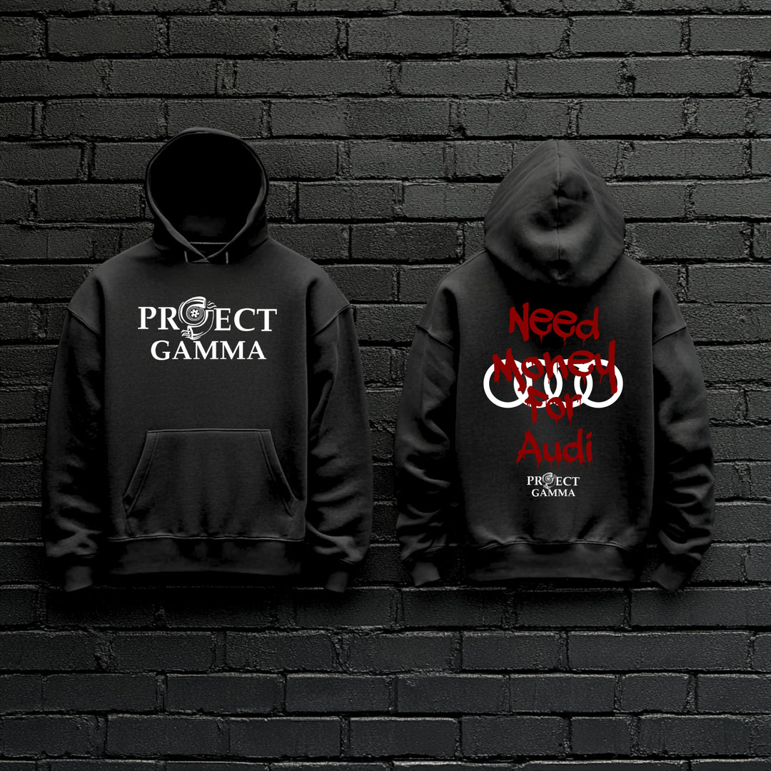 Need Money For AUDI - Unisex Double Sided Hoodie