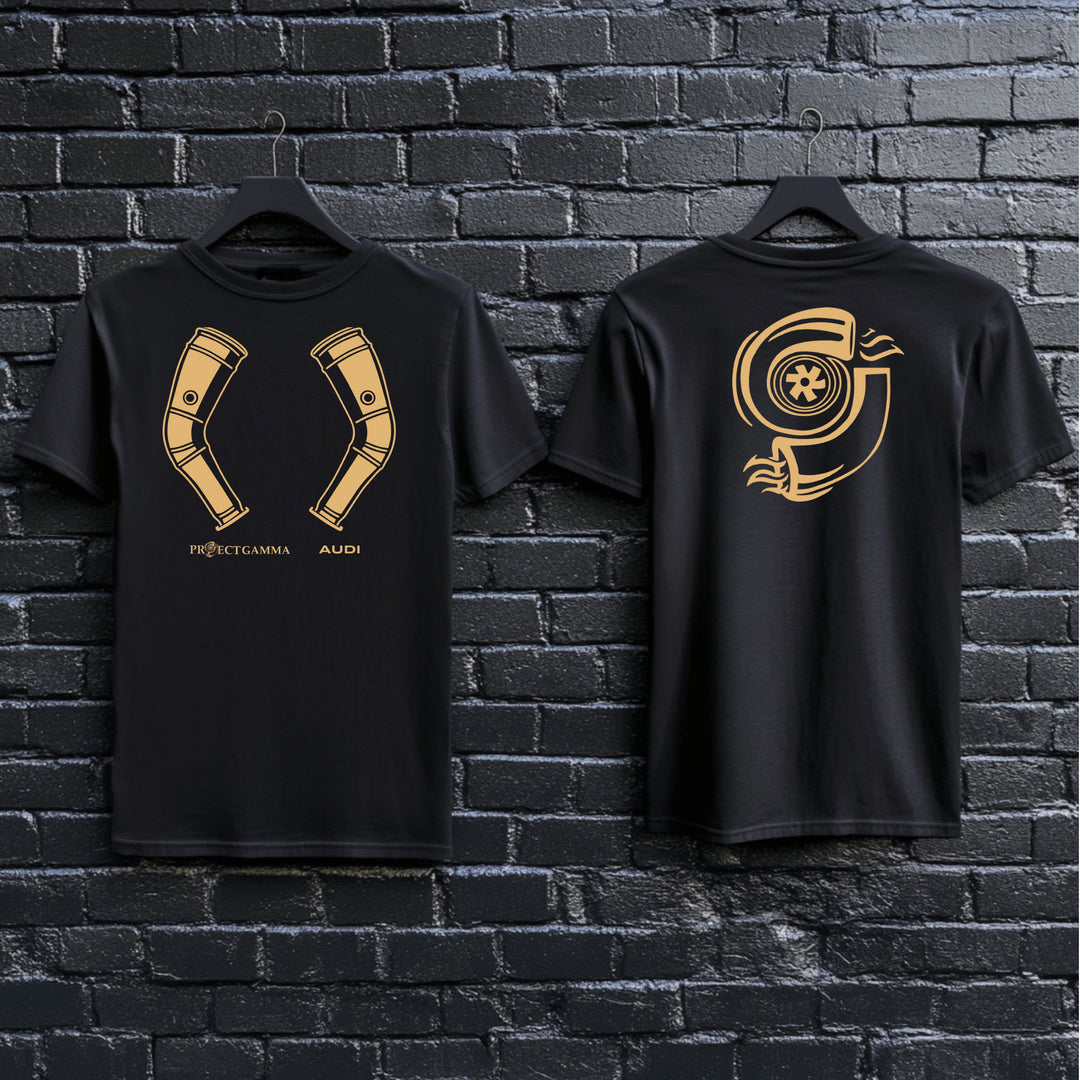 AUDI / RS6 Downpipes - Unisex Double Sided T-Shirt