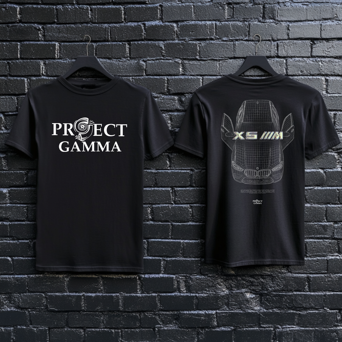 BMW / X5 M Blueprint - Unisex Double Sided T-Shirt