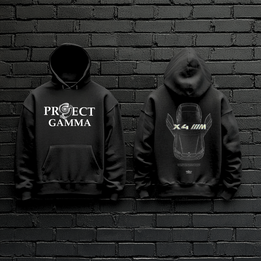 BMW / X4 M Blueprint - Unisex Double Sided Hoodie