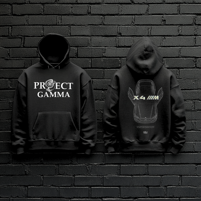 BMW / X4 M Blueprint - Unisex Double Sided Hoodie