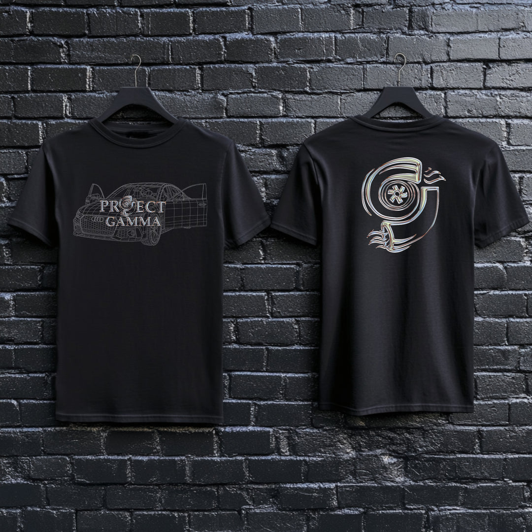 AUDI / RS6 Wireframe - Unisex Double Sided T-Shirt