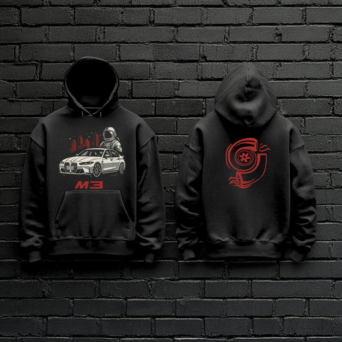 BMW / M3 Astronaut - Unisex Double Sided Hoodie