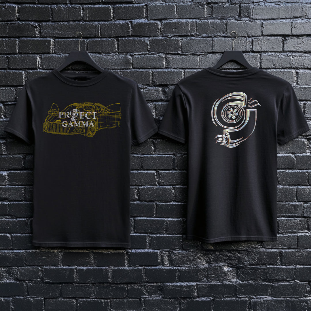 AUDI / R8 Wireframe - Unisex Double Sided T-Shirt