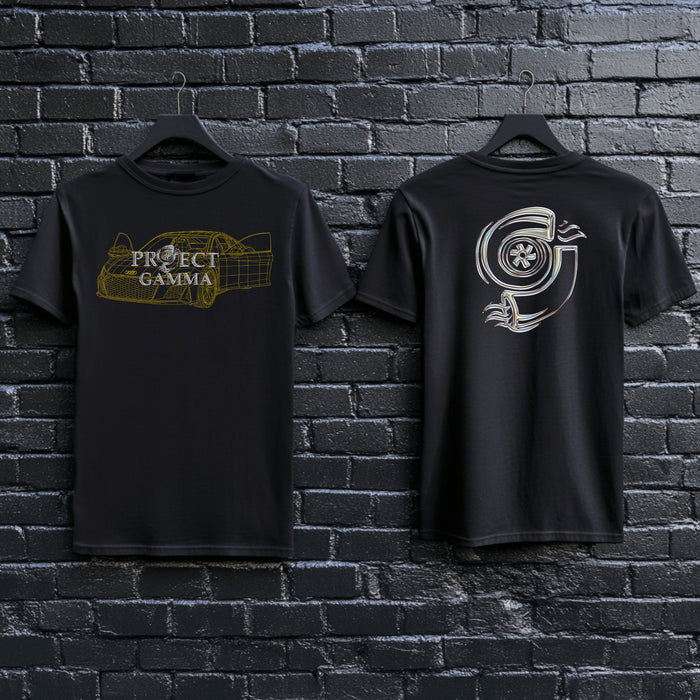 AUDI / R8 Wireframe - Unisex Double Sided T-Shirt