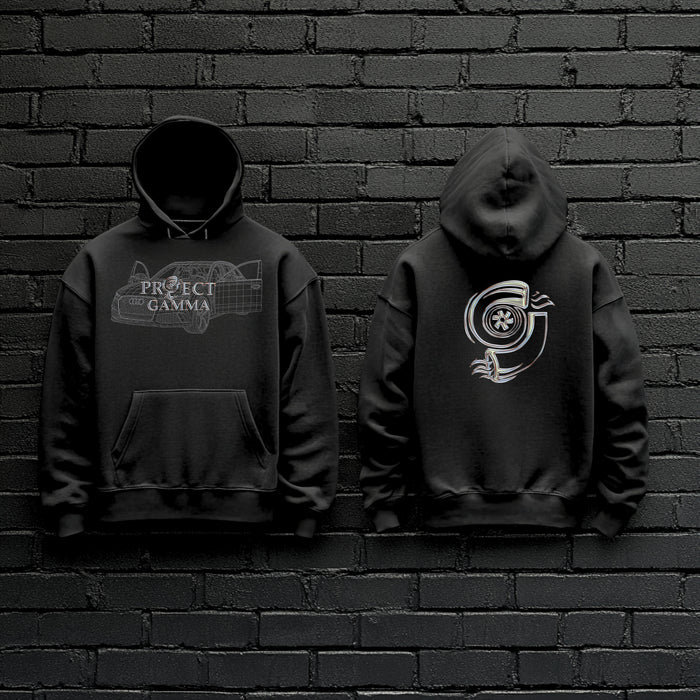 AUDI / RS7 Wireframe - Unisex Double Sided Hoodie