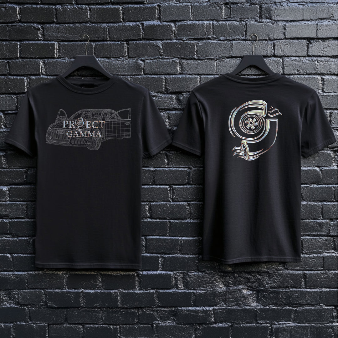 AUDI / RS7 Wireframe - Unisex Double Sided T-Shirt