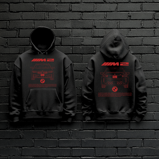 BMW / M2 Dual-View Technical Series - Unisex Double Sided Hoodie