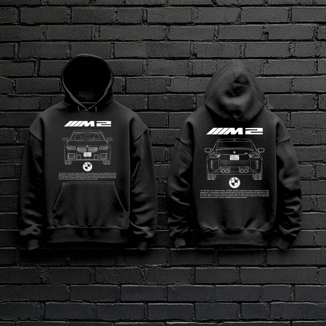 BMW / M2 Dual-View Technical Series - Unisex Double Sided Hoodie