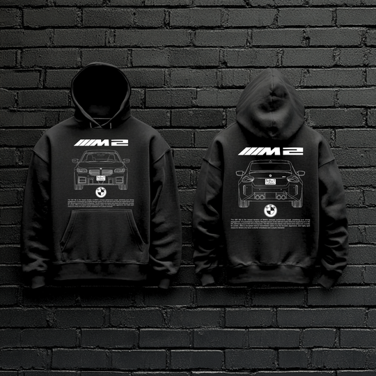 BMW / M2 Dual-View Technical Series - Unisex Double Sided Hoodie