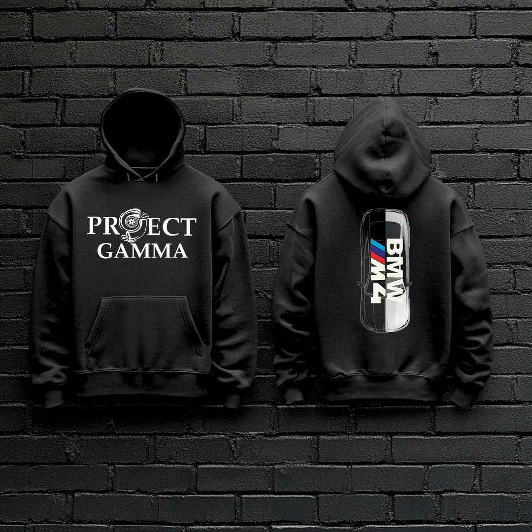 BMW / M4 Split-Identity Vector - Unisex Double Sided Hoodie