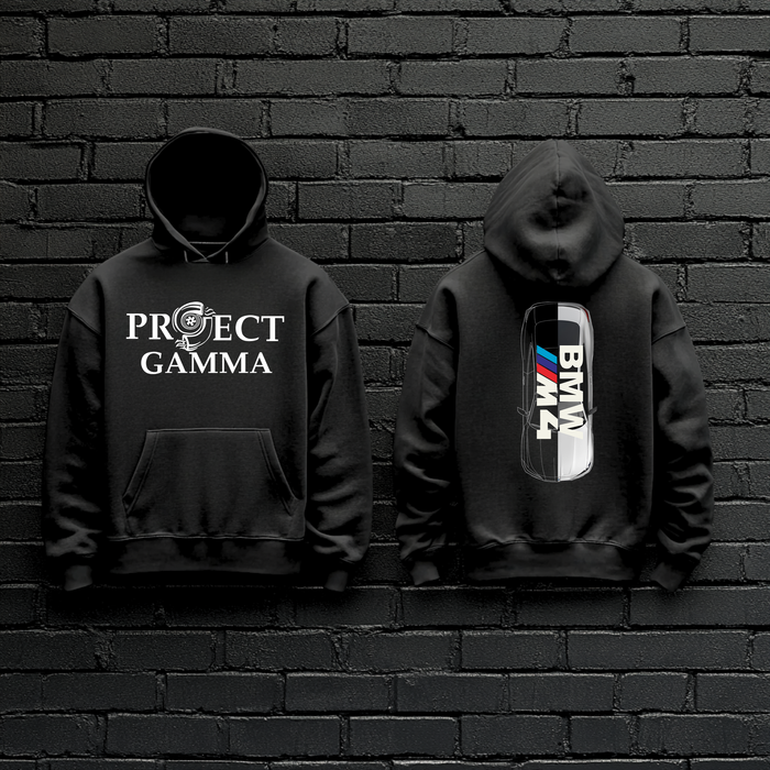 BMW / M4 Split-Identity Vector - Unisex Double Sided Hoodie