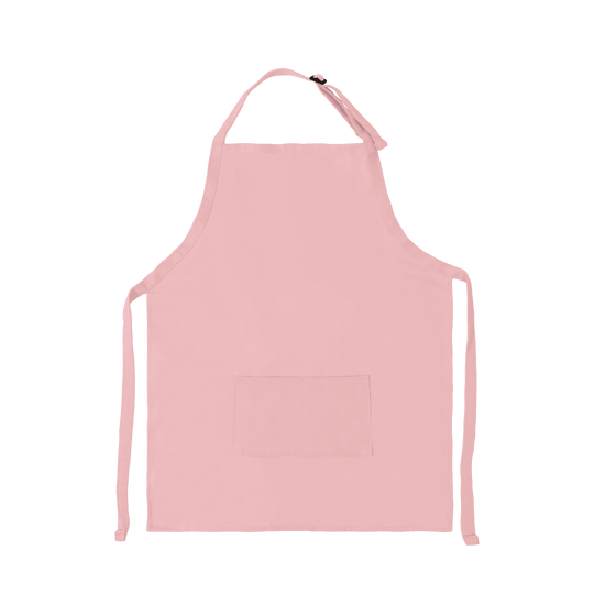 Apron with Patch Pockets Adjustable Neck Strap With Buckle