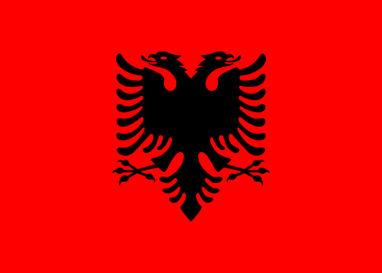 Albania Flag - Country Flags DTF Transfers transfer-kingdom