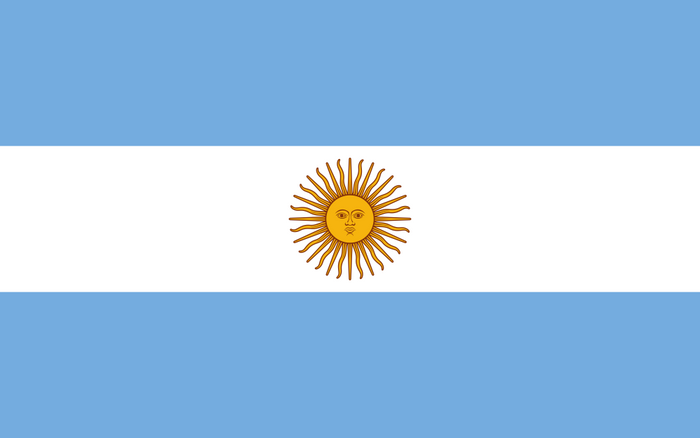 Argentina Flag - Country Flags DTF Transfers