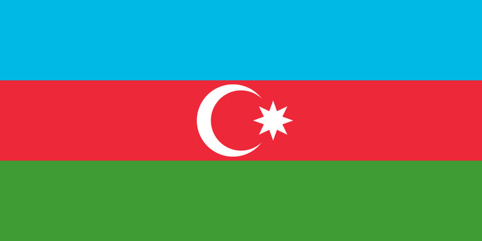 Azerbaijan Flag - Country Flags DTF Transfers