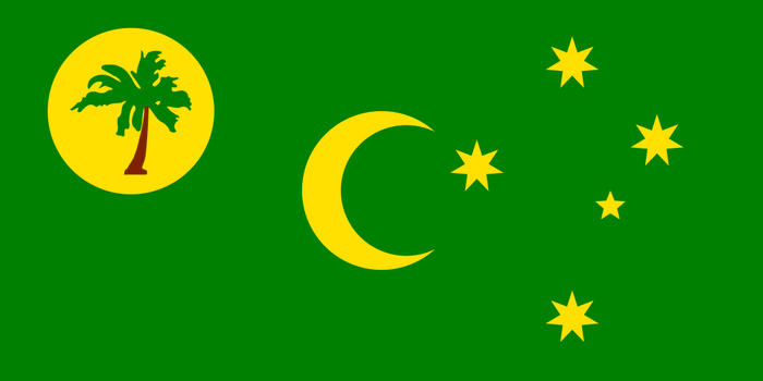 Cocos (Keeling) Islands Flag - Country Flags DTF Transfers