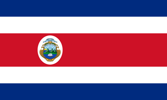 Costa Rica Flag - Country Flags DTF Transfers transfer-kingdom