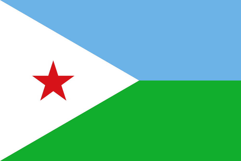 Djibouti Flag - Country Flags DTF Transfers transfer-kingdom