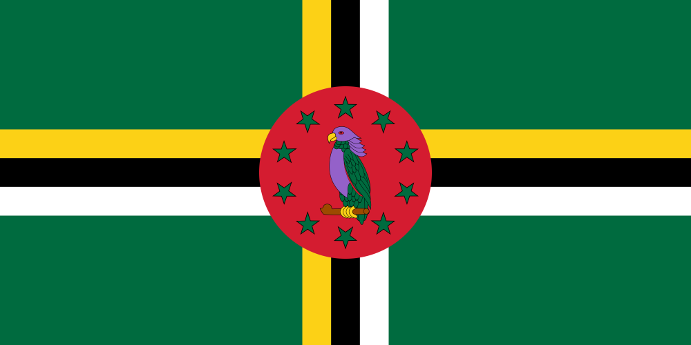 Dominica Flag - Country Flags DTF Transfers transfer-kingdom