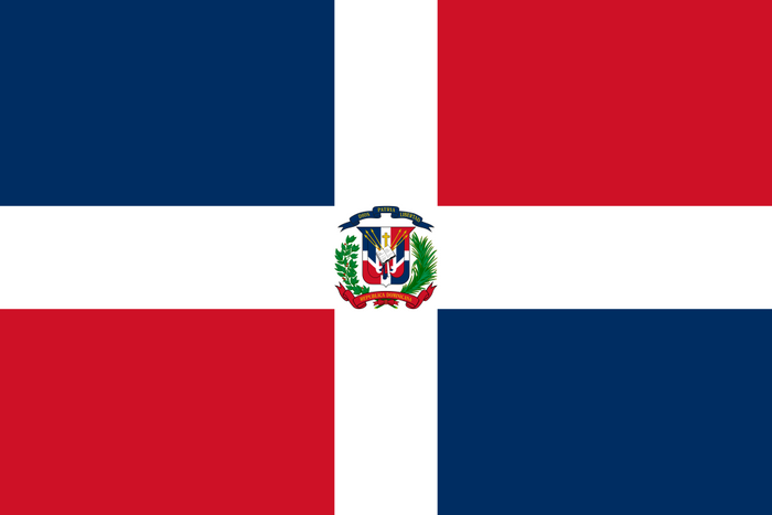 Dominican Republic Flag - Country Flags DTF Transfers