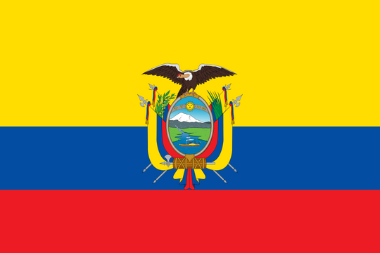 Ecuador Flag - Country Flags DTF Transfers transfer-kingdom