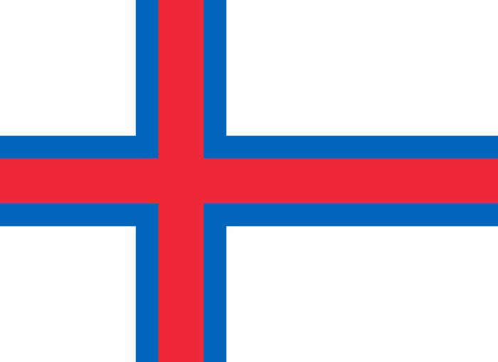 Faroe Islands Flag - Country Flags DTF Transfers