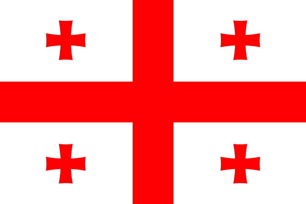 Georgia Flag - Country Flags DTF Transfers transfer-kingdom