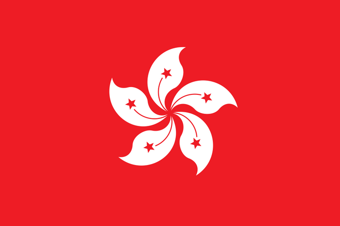 Hong Kong Flag - Country Flags DTF Transfers
