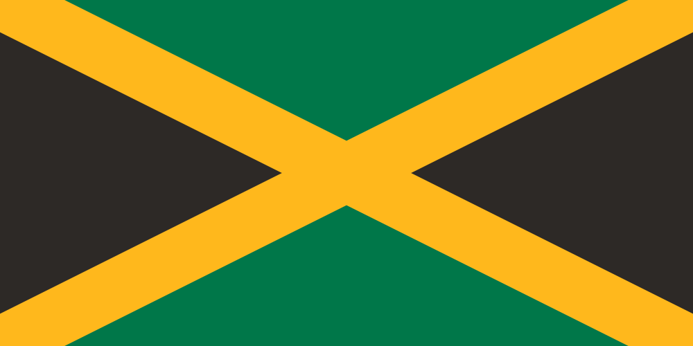 Jamaica Flag - Country Flags DTF Transfers