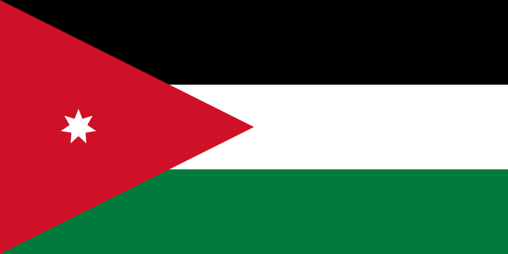 Jordan Flag - Country Flags DTF Transfers