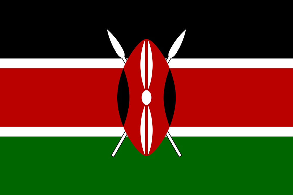 Kenya Flag - Country Flags DTF Transfers