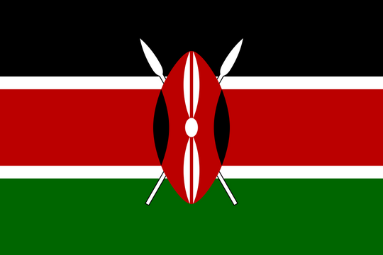 Kenya Flag - Country Flags DTF Transfers