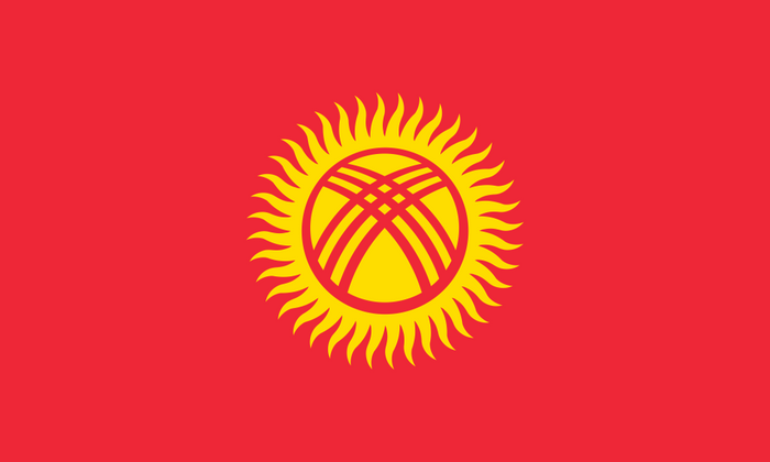Kyrgyzstan Flag - Country Flags DTF Transfers