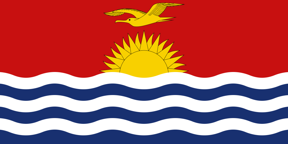 Kiribati Flag - Country Flags DTF Transfers