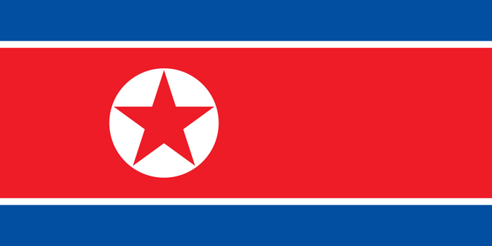 North Korea Flag - Country Flags DTF Transfers