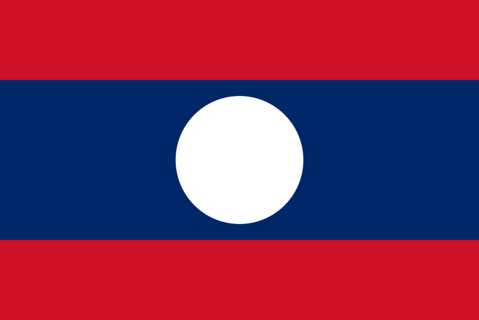 Laos Flag - Country Flags DTF Transfers