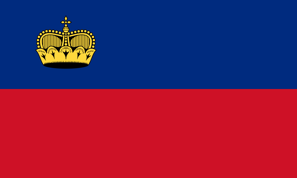 Liechtenstein Flag - Country Flags DTF Transfers