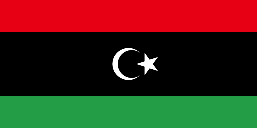 Libya Flag - Country Flags DTF Transfers