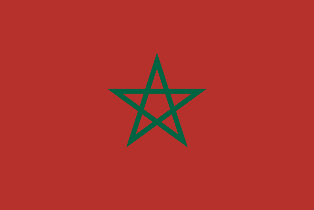 Morocco Flag - Country Flags DTF Transfers