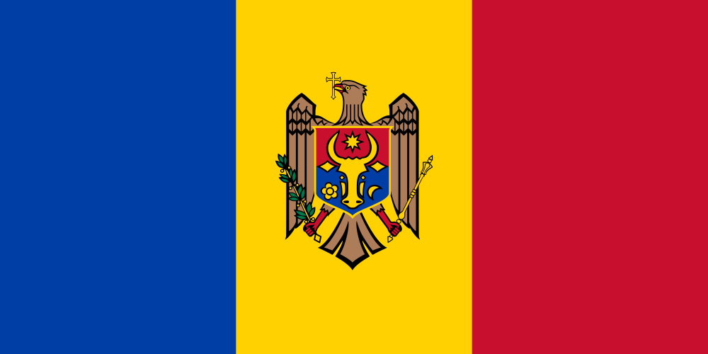 Moldova Flag - Country Flags DTF Transfers